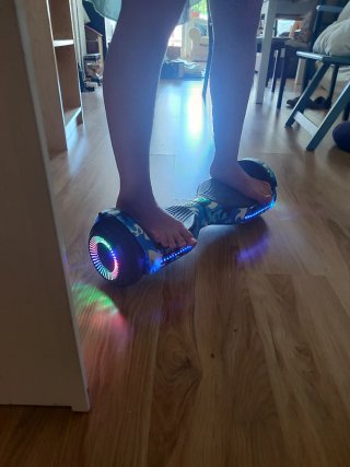 Hoverboard con luces LED