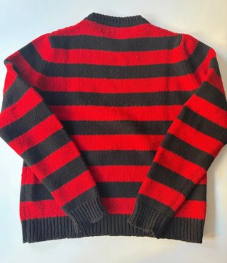 Jersey Prada Rayas Rojo y Negro