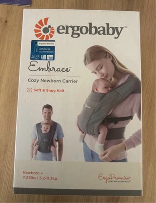 Mochila Ergobaby Porteo Gris