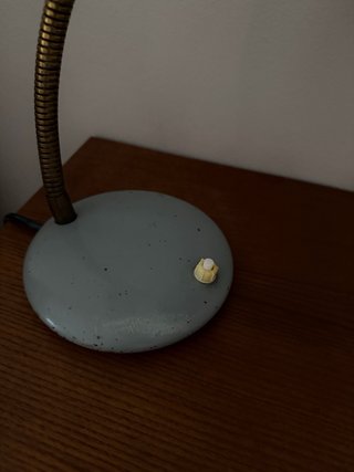 Lámpara de mesa industrial mediados S.XX