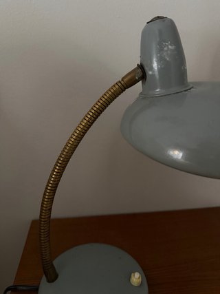 Lámpara de mesa industrial mediados S.XX