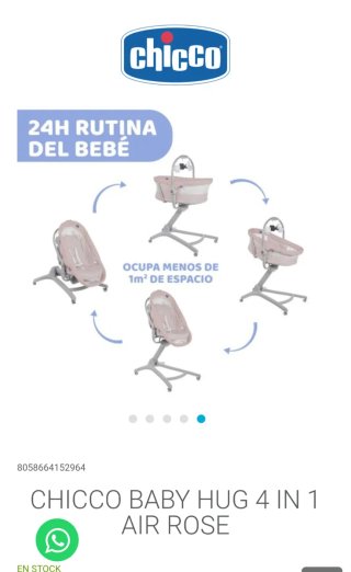 Minicuna Chicco 4 en 1 marca Chicco.