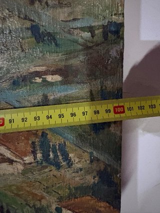 Cuadro antiguo decorativo hecho a mano