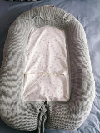 Nido para bebé Babynest waffle dune