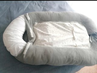 Nido para bebé Babynest waffle dune