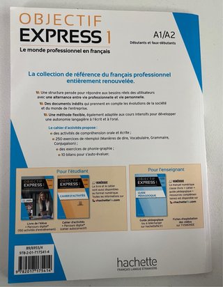Pack Libros francés Objectif Express 1 (A1/A2)