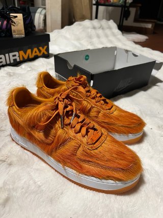 Nike Air Force 1 Pony Hair Arancioni