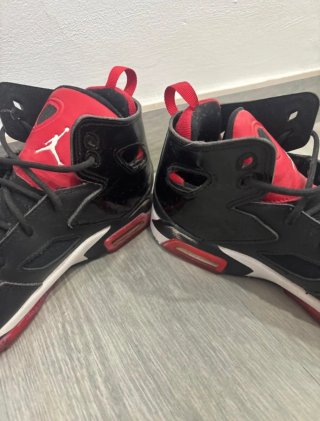 Jordan Flight Club '91 Negro/Rojo