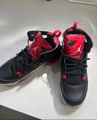Jordan Flight Club '91 Negro/Rojo
