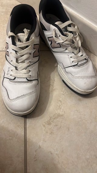 New Balance 550 Grigio Bianco Scarpe Uomo