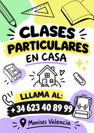 CLASES PARTICULARES MANISES