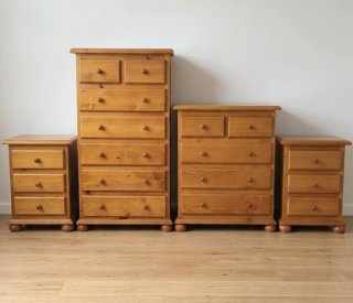 Conjunto Muebles Provenzal Dormitorio Madera