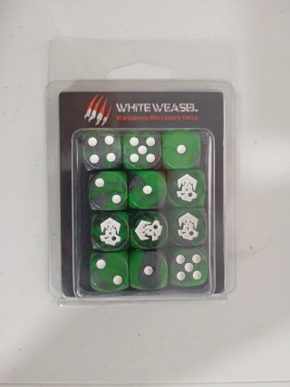Dados Orkos White Weasel
