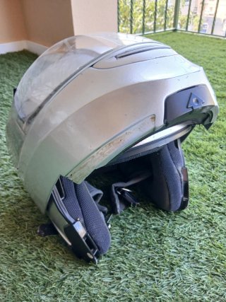 Casco Moto HJC Plata