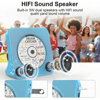 Reproductor CD Portátil Bluetooth AUX FM NUEVO