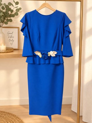 Vestido azul fiesta nuevo con etiqueta