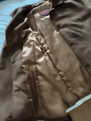Chaquetón mujer marrón talla 56
