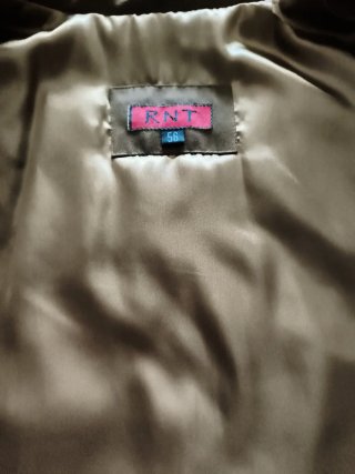 Chaquetón mujer marrón talla 56