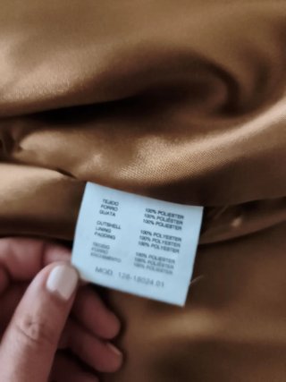 Chaquetón mujer marrón talla 56