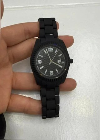 Orologio Black Texture - Quadrante a Nido D'Ape -