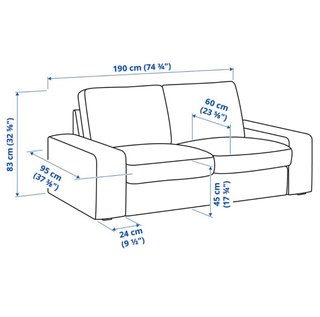 2 Sofás IKEA KIVIK