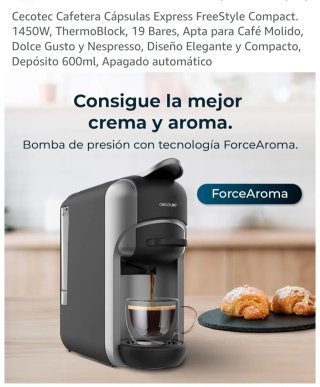 Cafetera Cecotec Express FreeStyle Compact