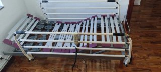 Cama articulada eléctrica beige
