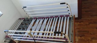 Cama articulada eléctrica beige