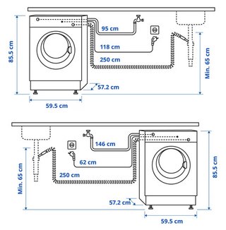 Lavadora Ikea Uddarp 7kg