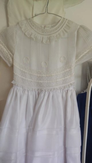Vestido fiesta/comunión RBA blanco talla única
