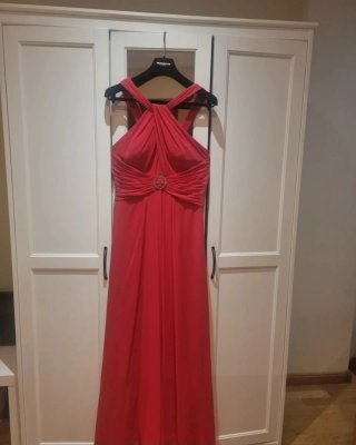 Vestido Fiesta Pronovias Rojo