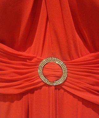 Vestido Fiesta Pronovias Rojo