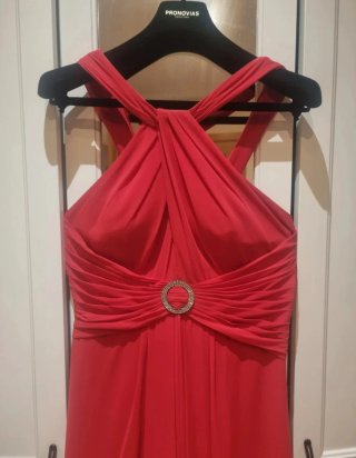 Vestido Fiesta Pronovias Rojo