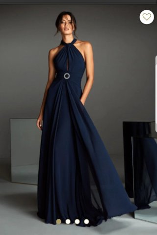 Vestido Fiesta Pronovias Rojo