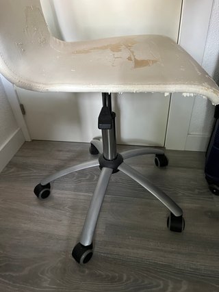 Silla de Escritorio Giratoria Blanca
