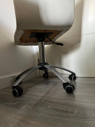 Silla de Escritorio Giratoria Blanca