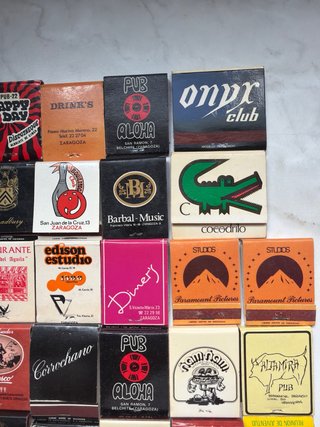 Lote Cerillas Colección Zaragoza
