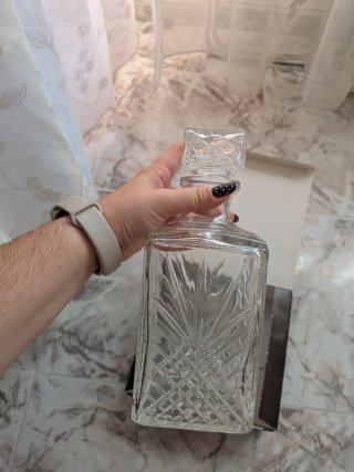 Decantador y 6 vasos de whisky Selecta