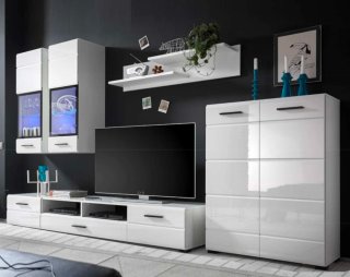 Mueble de salón blanco moderno