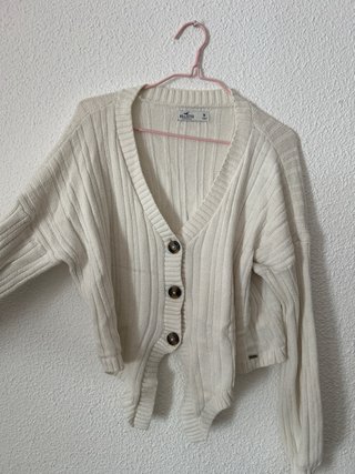 Chaqueta Hollister Crop Nudo Talla M