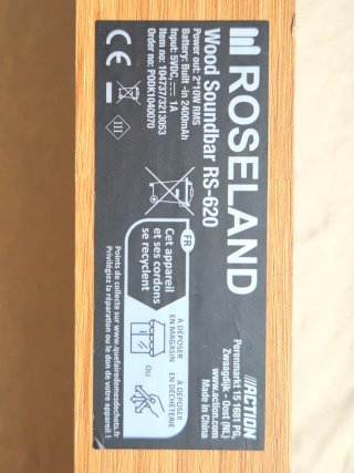Barra de Sonido Roseland RS-620 Bluetooth