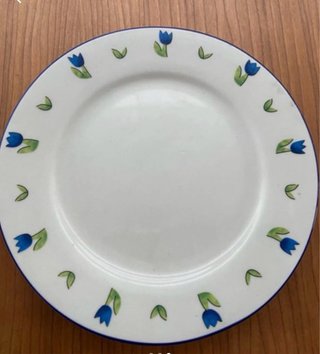 Juego de café y vajilla porcelana azul y blanco