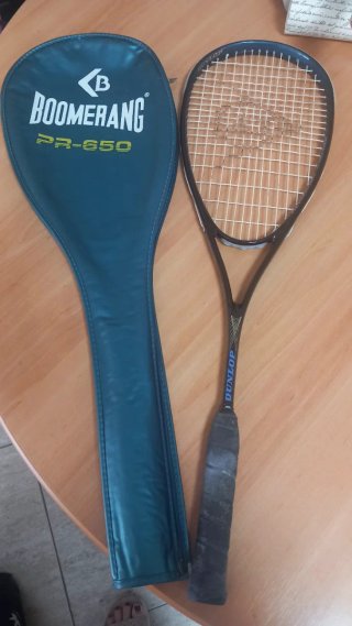 Raqueta Squash Boomerang PR-650 y Funda
