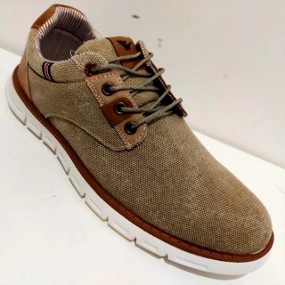 Scarpe uomo sportive beige/marrone