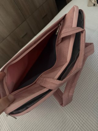 Estuche para portátil rosa