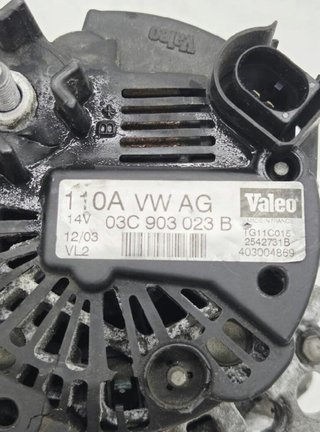 Volkswagen 4343 03c 903 023 b alternador touran