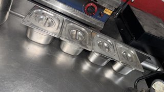 Vasche in acciaio 5 ciascuna 25 pz in stock