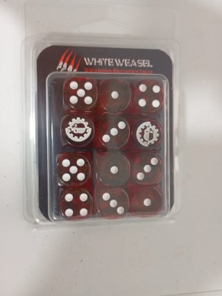 Dados White Weasel Adeptus Mechanicus (3)