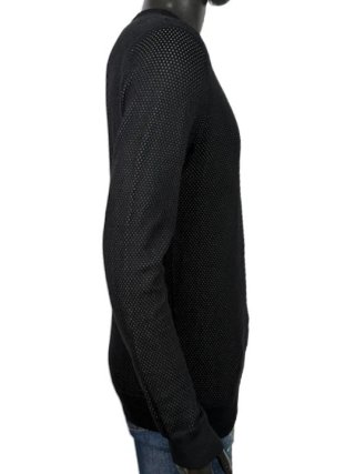 Armani Jeans Maglione Uomo L Nero Pois Logo