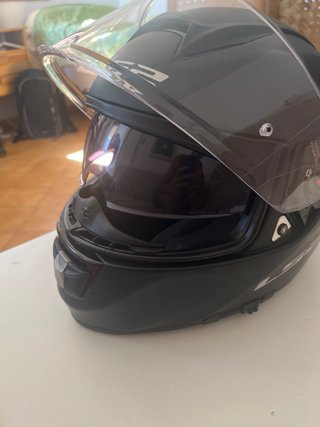 Casco Moto LS2 Negro Mate